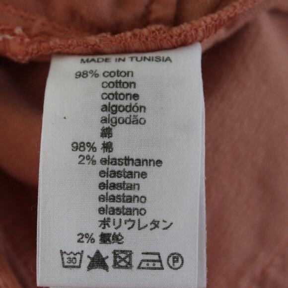 NWT Bonpoint Sienna Style Corduroy Pants Slim Straight Cookie Orange Pink 12 - Picture 9 of 9